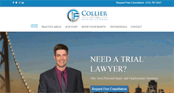 Desktop Screenshot of collierlawsf.com